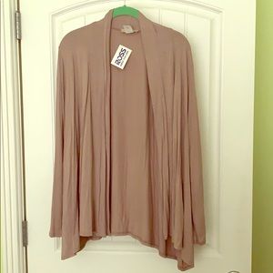 Rose colored light weight cardigan